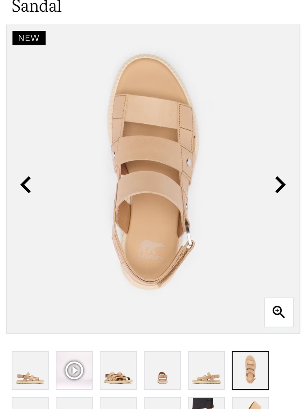 Sorel ONA AVE Slingback Flat Sandal - Picture 3 of 9